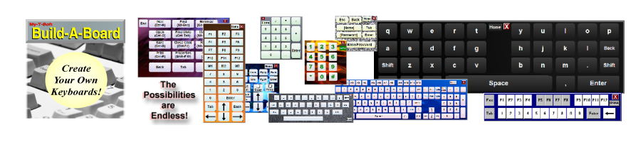 Build-A-Board allows endless possibilities with custom on-screen keyboard layouts